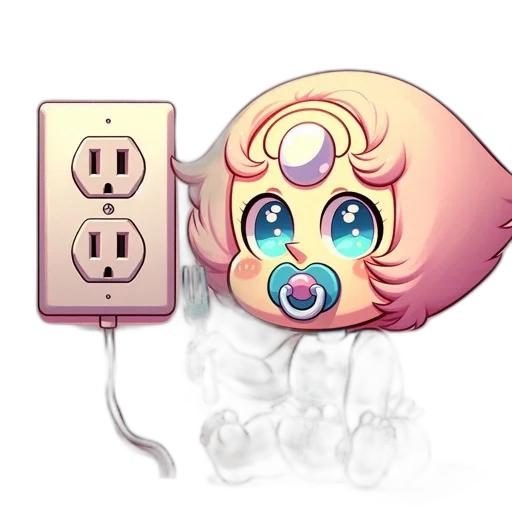 robot, creature, vaporwave, concept art transparent PNG cut-out