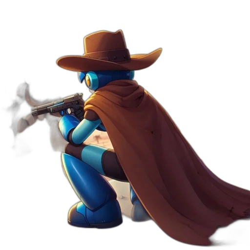 staff, weapon, hat, robot transparent PNG cut-out