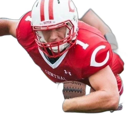 football, player, central, university transparent PNG cut-out