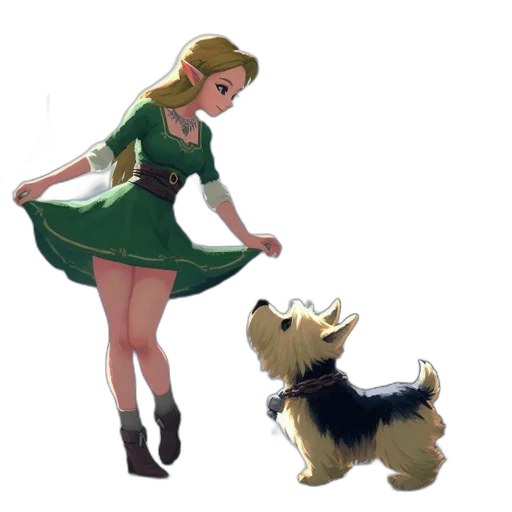dress, concept art, pixel art, fantasy art transparent PNG cut-out
