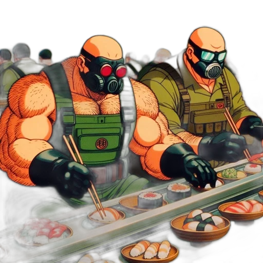 food, concept art, comic book art, pixel art transparent PNG cut-out