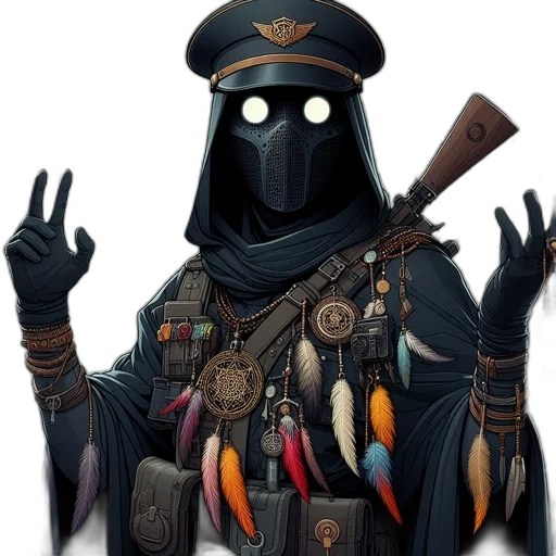 staff, weapon, mask, jewelry transparent PNG cut-out