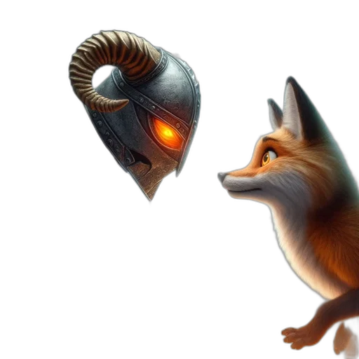 animal, creature, concept art, 3d render transparent PNG cut-out