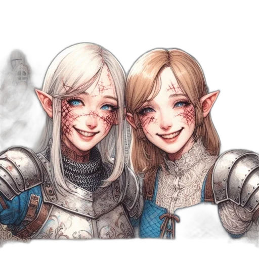 mask, fantasy art, watercolor, concept art transparent PNG cut-out
