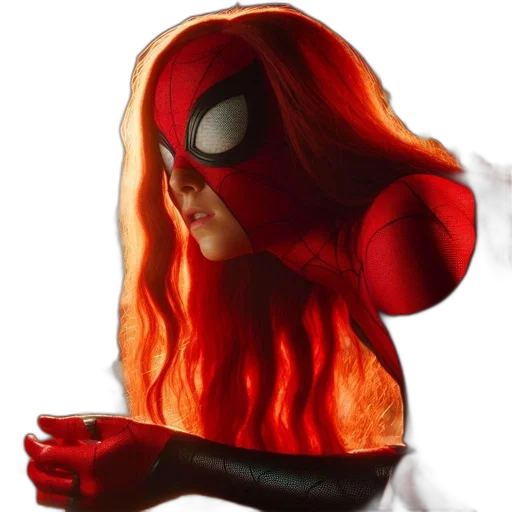 mask, hair, face, creature transparent PNG cut-out