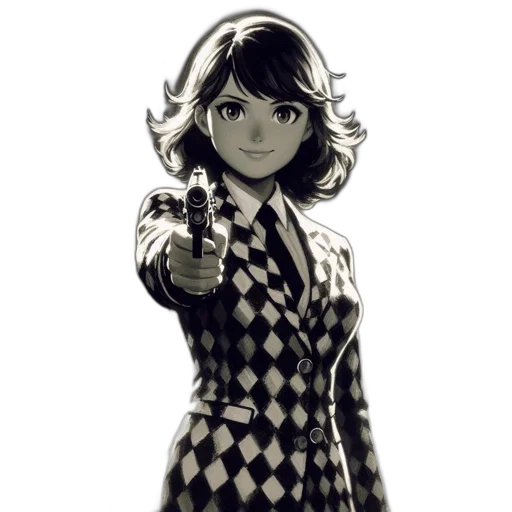 weapon, dress, jacket, staff transparent PNG cut-out