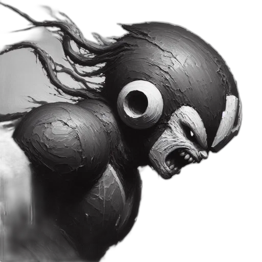 creature, mask, robot, face transparent PNG cut-out