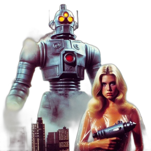 robot, concept art, comic book art, cyberpunk transparent PNG cut-out