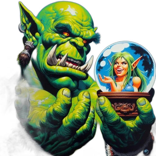 face, fantasy art, comic book art, concept art transparent PNG cut-out