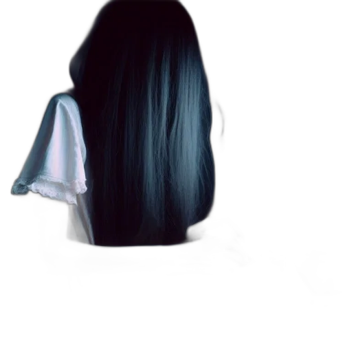 hair, dress, mask, face transparent PNG cut-out