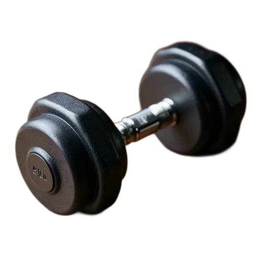 weapon, jewelry, 3d render, dumbbell transparent PNG cut-out