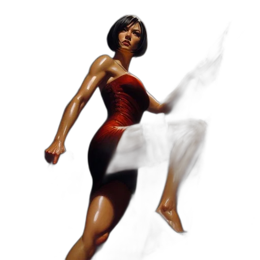 dress, concept art, photorealistic, comic book art transparent PNG cut-out