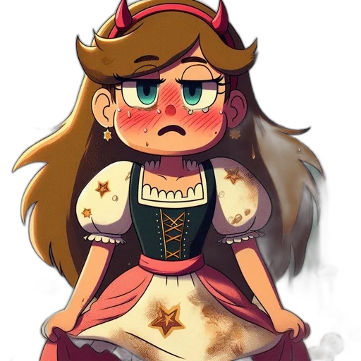 dress, crown, staff, mask transparent PNG cut-out