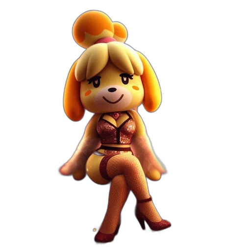 staff, animal, creature, 3d render transparent PNG cut-out