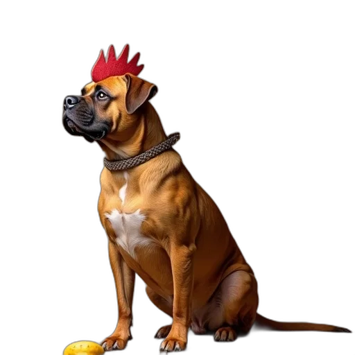crown, animal, staff, hat transparent PNG cut-out
