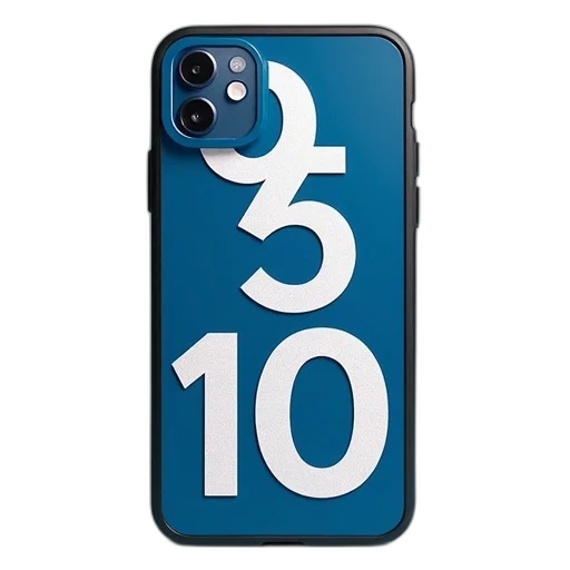 3d render, number, blue, truck transparent PNG cut-out