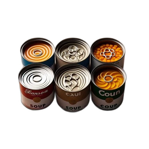 food, six, diverse, soup transparent PNG cut-out