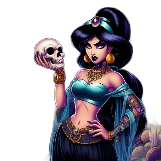 jewelry, fantasy art, comic book art, concept art transparent PNG cut-out