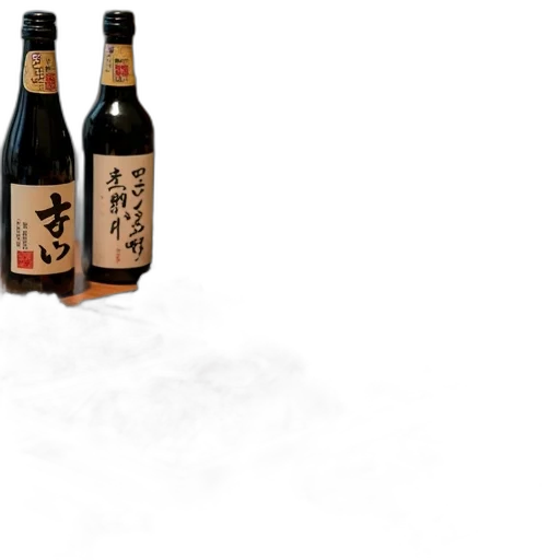 bottle, food, 3d render, photorealistic transparent PNG cut-out