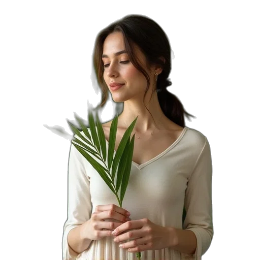 jewelry, flower, staff, dress transparent PNG cut-out