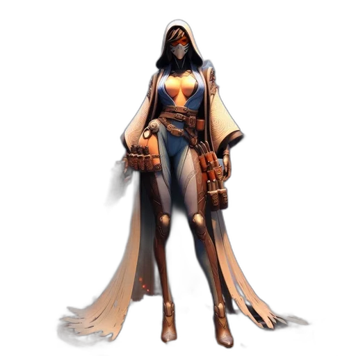staff, dress, concept art, fantasy art transparent PNG cut-out