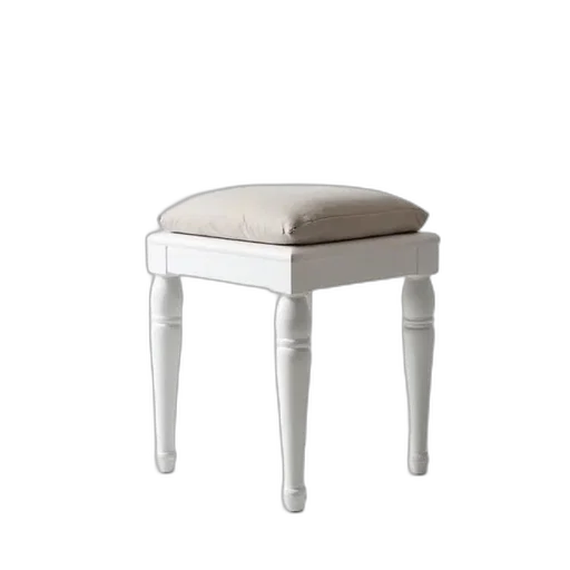furniture, 3d render, monochrome, white transparent PNG cut-out