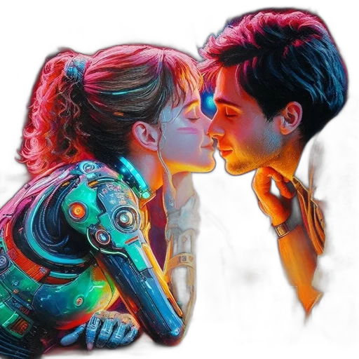 robot, mask, photorealistic, watercolor transparent PNG cut-out