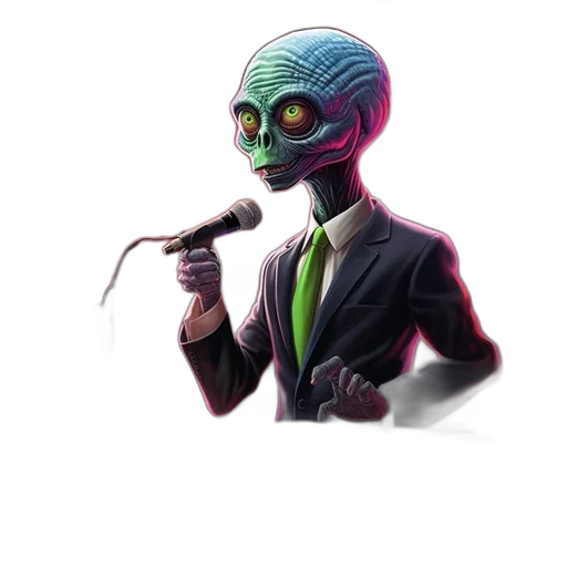 robot, staff, mask, creature transparent PNG cut-out