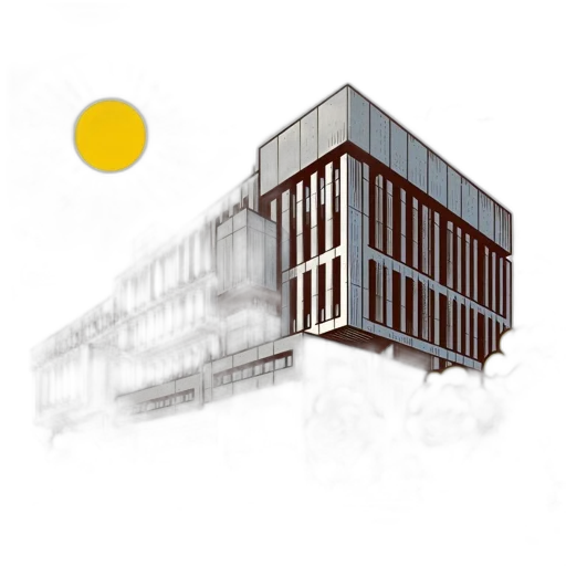 building, furniture, 3d render, concept art transparent PNG cut-out