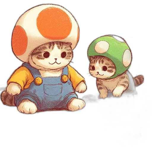 hat, watercolor, concept art, pixel art transparent PNG cut-out