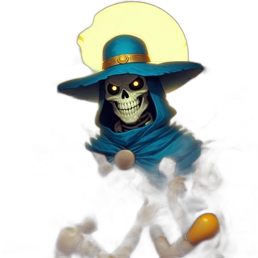 hat, mask, staff, weapon transparent PNG cut-out