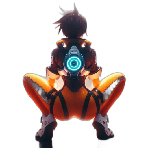 robot, weapon, jacket, mask transparent PNG cut-out