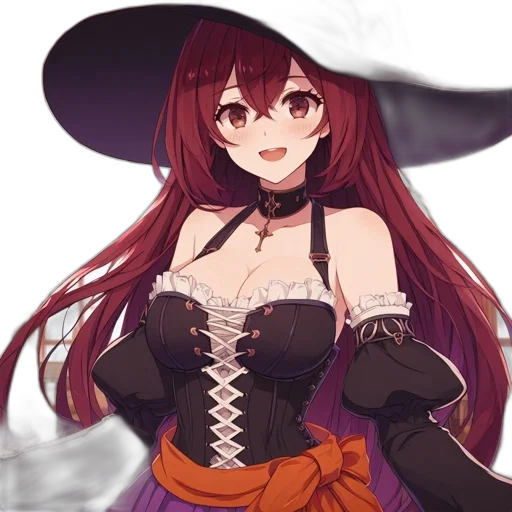 hat, dress, staff, crown transparent PNG cut-out