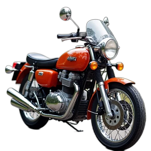 photorealistic, 3d render, haynes, motorcycle transparent PNG cut-out