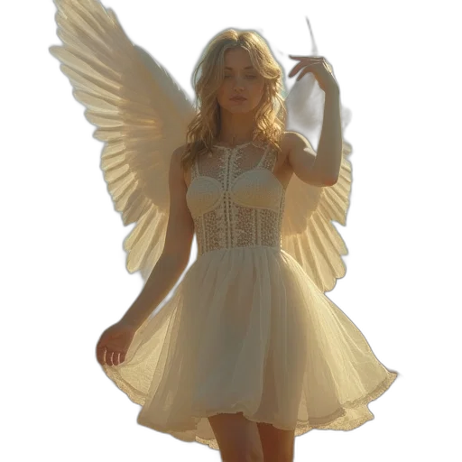 dress, fantasy art, concept art, 3d render transparent PNG cut-out