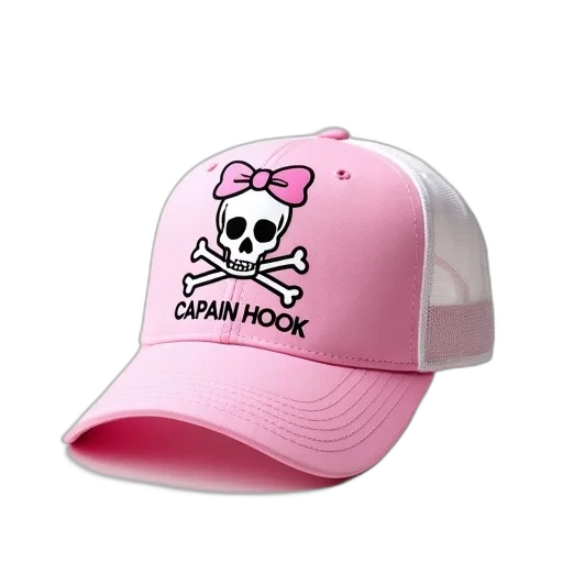 hat, vaporwave, 3d render, pink transparent PNG cut-out