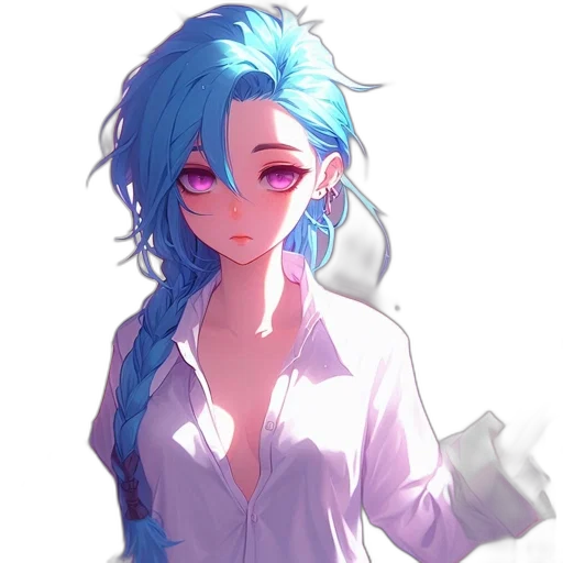 dress, staff, face, hair transparent PNG cut-out