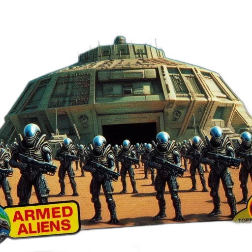 concept art, outer space, image, armed transparent PNG cut-out