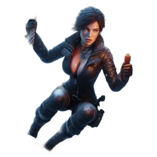 jacket, weapon, staff, concept art transparent PNG cut-out