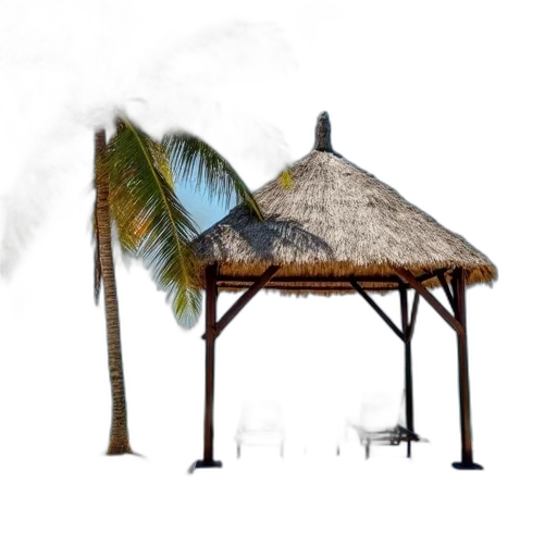 umbrella, building, furniture, staff transparent PNG cut-out