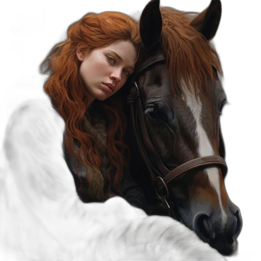 animal, photorealistic, fantasy art, oil painting transparent PNG cut-out