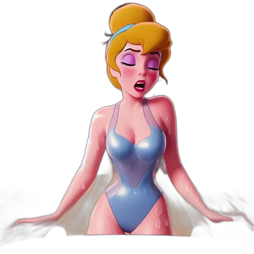 dress, concept art, cartoon, 3d render transparent PNG cut-out