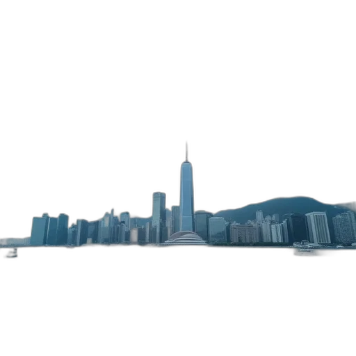 building, concept art, 3d render, photorealistic transparent PNG cut-out