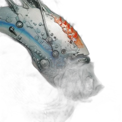 mask, robot, face, hair transparent PNG cut-out