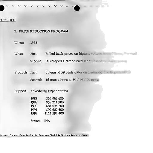 document, titled, taco, bell transparent PNG cut-out
