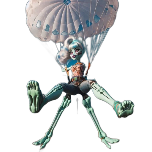 umbrella, creature, robot, mask transparent PNG cut-out