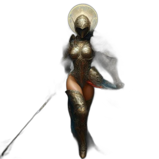 staff, sword, weapon, dress transparent PNG cut-out