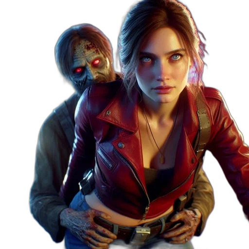 jacket, concept art, 3d render, photorealistic transparent PNG cut-out