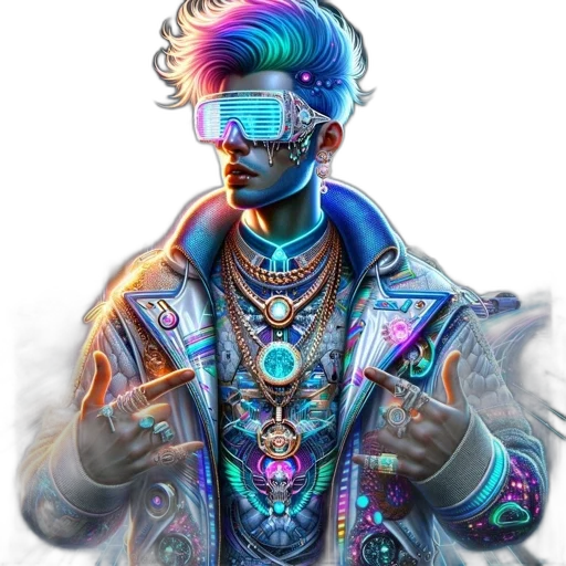 jacket, mask, face, robot transparent PNG cut-out
