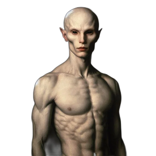 creature, face, robot, staff transparent PNG cut-out